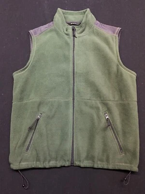 Chaleco polar Tek Gear para hombre cremallera completa con bolsillos verde XL poco uso Foto 1 de 4