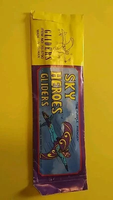 NEW Vintage Sky Hero Foam Glider Airplane 1988 Purple Avenger - Image 1 of 2