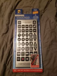 Emerson® Jumbo Universal Remote TV VCR DVD Control 8 Devices, Big Button Remote - Picture 1 of 2