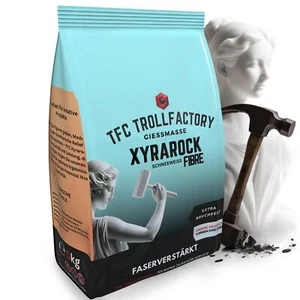 TFC Xyrarock FIBRE Giessmasse Modelliermasse Gips Fasern schneeweiss 4:1 25kg - Imagen 1 de 7