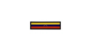 Patch printed embroidered travel souvenir biker backpack flag venezuela - Picture 1 of 1