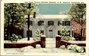 Vintage ARKANSAS AR Postkarte Methodist Assembly St Sequoyah Fayetteville 1949 - Bild 1 von 4