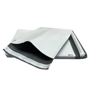 Bolsas de correo de polietileno UOFFICE 100 10 x 13" - #3 bolsas blancas auto-sellantes - Imagen 1 de 9