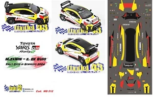 DECAL 1/43 - Toyota Yaris GR - ZANIN - Rally Città di Scandicci 2024 - Foto 1 di 1