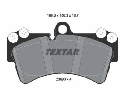 Textar Plaquettes de Frein pour Audi Q7 4LB Porsche Cayenne 9PA VW Touareg I II - Photo 1/2