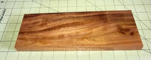 One Piece Hawaiian Mild Curl Formosan Koa Legno ~10 1/3" x 3 3/4" x 3/4" (#559) - Foto 1 di 8