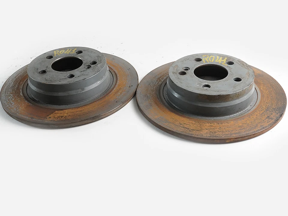 2008 - 2012 Mercedes Benz C Class W204 C300 disco rotor de freio traseiro conjunto de 2 fabricante de equipamento original - Imagem 1 de 4