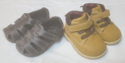 Комплект из 2 Baby мальчика размер США 3 и США 4 обувь - Изображение 1 из 4