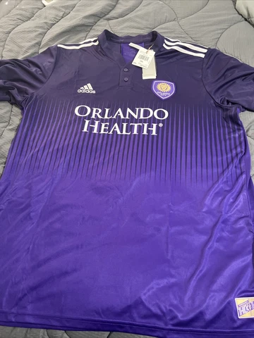 New Men’s Adidas Orlando City Soccer Jersey -$90 -2XL Cover