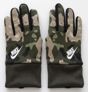 Nike Club Fleece Gloves Youth Medium Camo/Black/White - Picture 1 of 4