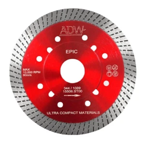 DISCO PER DEKTON® , GRES PORCELLANATO E LASTRE CERAMICHE EPIC ADW D 115 (4,5'') - Imagen 1 de 1