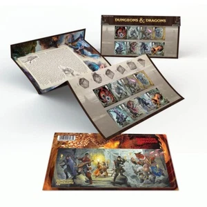 Great Britain 2024 DUNGEONS & DRAGONS 50th Anniv Roleplay Game Presentation Pack - Picture 1 of 3