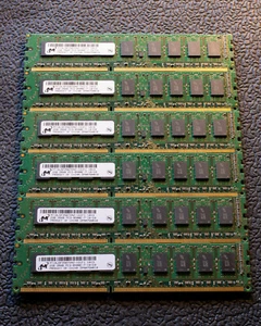 Micron 12GB RAM (6x2GB) 2Rx8 PC3-8500E-7-10-E0, DDR3, 1066 MT18JSF25672AZ-1G1F1 - Picture 1 of 2