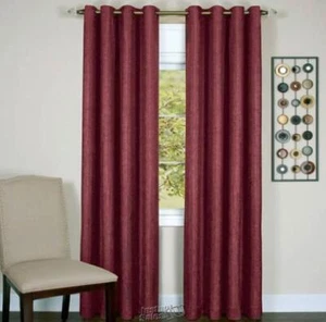 Taylor Grommet-Top Blackout Panel Burgundy 50"x63" - Picture 1 of 2
