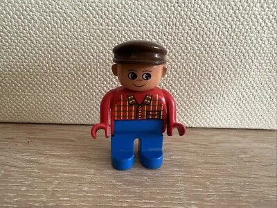 Lego Duplo  Mann  Figur Alte Version Top Zustand - Bild 1 von 4