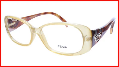 FENDI Eyeglasses Frame F846 (832) Acetate Tangerine Italy Made 53-14-135, 36 - Image 1 of 4