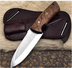 Jagd-Trackermesser mit fester Klinge, Bushcraft-Messer mit Edelstahlklinge - Bild 1 von 7