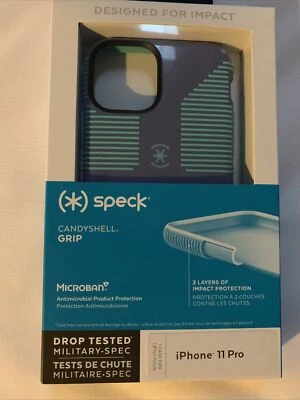 *NEW*Speck CandyShell Grip Case for iPhone 11 Pro- Wisteria Purple/Mykonos Blue  - Image 1 of 2