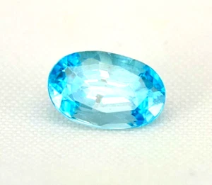 SHOLA Echt 1,87 Ct Natürlicher Blau Zirkon aus Kambodscha - Bild 1 von 2