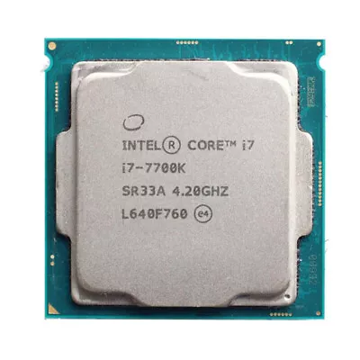 Intel Core I7-7700K SR33A 4.2 GHz 8M Cache Quad-Core LGA 1151 CPU Processor - Image 1 of 2