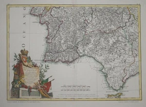 PORTUGAL UND DIE ALGARVE HERAUSGEGEBEN VON LATTRE, 1771. - Bild 1 von 2