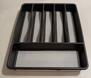 No-Slip Large Silverware Tray Organizer 12" X 15" With Six Slots 