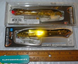 Lot of (2) Two Savage Gear Panic Prey V2 9/10 oz 5 3/5 in New - Picture 1 of 2