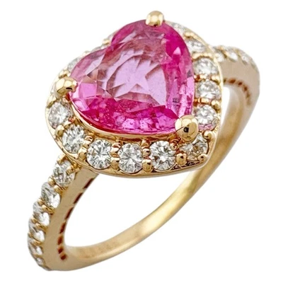 Anillo Ponte Vecchio EE. UU. 5 3/8 EU50 K18 zafiro 1,19 quilates diamante 0,46 quilates usado Foto 1 de 4