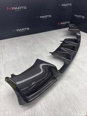 08-13 BMW E92 E93 M3 Carbon Fiber Rear Bumper Diffuser GTS Style NEW — 第 1/4 张图片