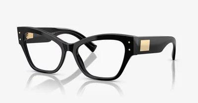 Óculos Dolce & Gabbana DG3404 501 Feminino Preto Aro Completo 52mm - Imagem 1 de 4