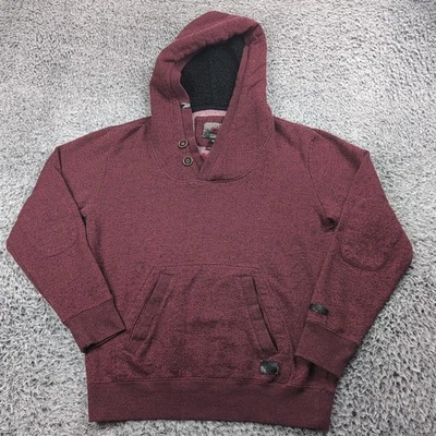 Billabong Sudadera con Capucha Adulto Pequeña Roja Sherpa Sudadera Pullover Patinador Cadera Exterior Foto 1 de 4