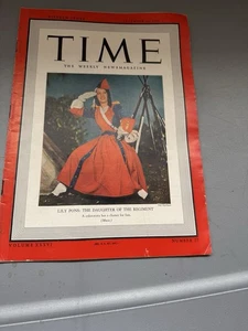 MAGAZINE TIME Lily Pons DECEMBER 30 1940 - Picture 1 of 1