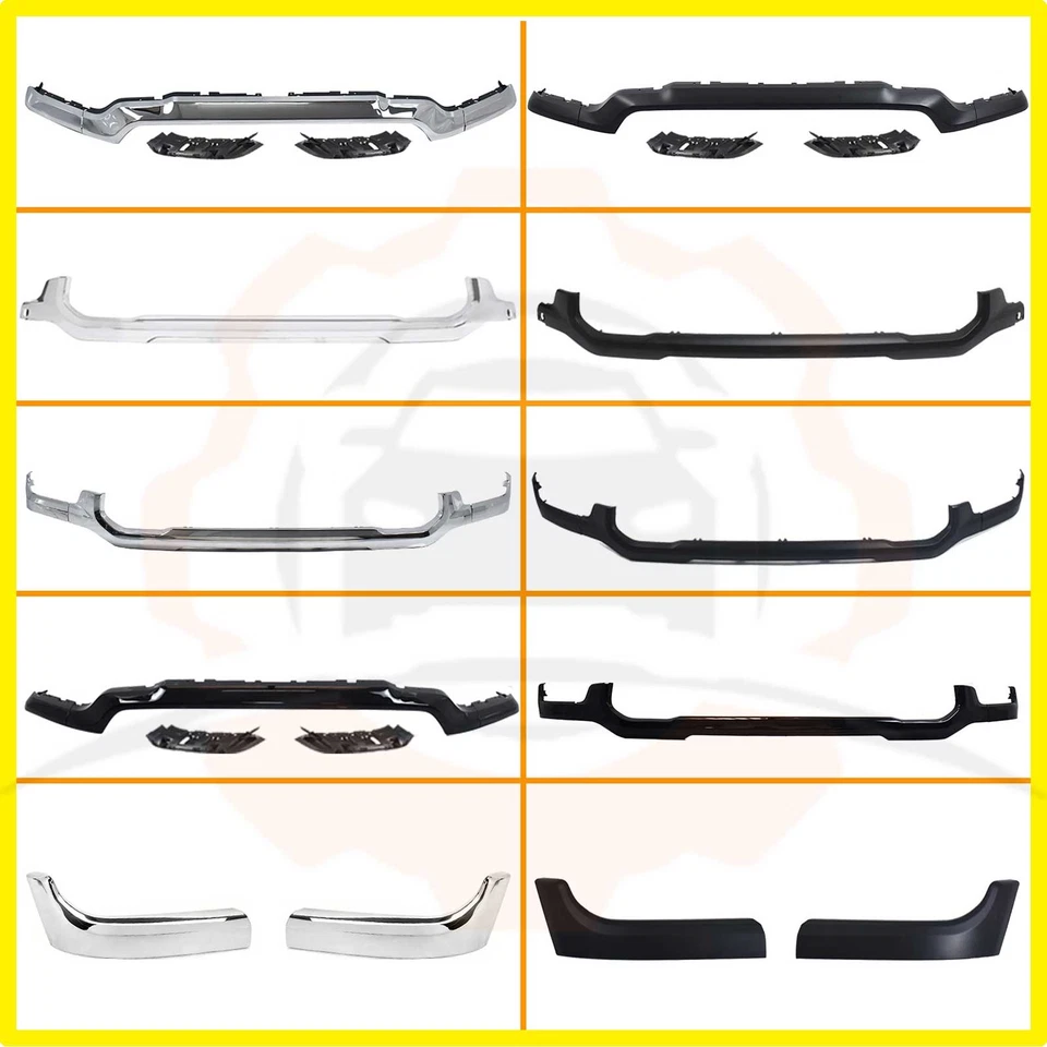Front Bumper Upper / Lower Grille Molding Trim For RAM 2500 3500 4500 2019-2024 - Image 1 of 4