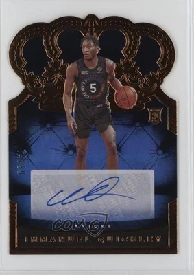 2020-21 Panini Crown Royale Rookie /99 Immanuel Quickley #RCA-QUI Auto RC - Image 1 of 2