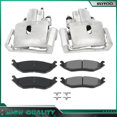 For 2004 - 2007 2008 2009 DODGE DURANGO Rear Brake Calipers Ceramic Pads - Image 1 of 4