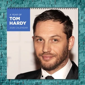 Tom Hardy 2026 Wall Calendar, 12-Month Celebrity Photo Calendar - Picture 1 of 4