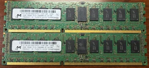 Micron MT18JSF25672PDZ-1G4F1B 2GB PC3-10600R-9-10-B0 2Rx8 Desktop RAM USED AS-IS - Picture 1 of 1
