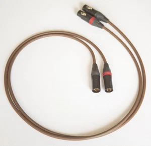 Belden 8402 with Neutrik Gold XLR, Hi-Fi / High-End XLR Interconnect Cable Pair - Picture 1 of 5