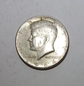 1964 Kennedy Half Dollar Vorzüglich - Bild 1 von 2