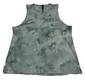 Camiseta sin mangas Lululemon rápida y gratuita tinte de marea salvaje como nueva verde azulado de marea talla grande - Imagen 1 de 7