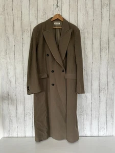 Our Legacy Mens Extended Whale Coat Beige Size 52/XL Double Breasted Long Sleeve - Picture 1 of 15