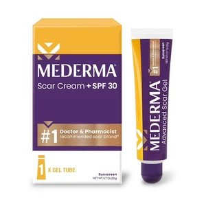 Mederma Scar Cream + SPF 30 Sunscreen Protects Scars from Sun Damage 0.7OZ (20g) - Picture 1 of 1