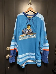Geeky Jerseys "Boomsticks" hockey Jersey 4XL Ash Evil Dead S-mart - Picture 1 of 11