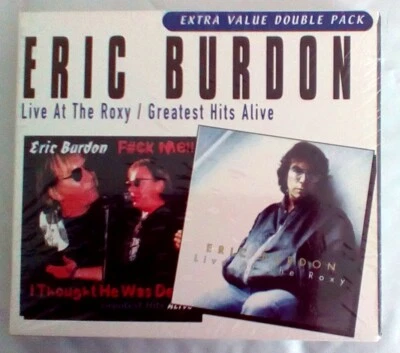 ERIC BURDON - LIVE AT THE ROXY / GREATEST HITS ALIVE 2XCD BOX SET 2001 UK NEW - Image 1 of 3
