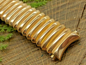 Vintage Hadley USA Expansion 19mm Gold Filled Watch Band NOS Bracelet - Picture 1 of 3