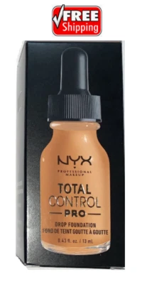NYX Professional Makeup Total Control Pro Drop Foundation, Camel 0.43oz - Image 1 of 4