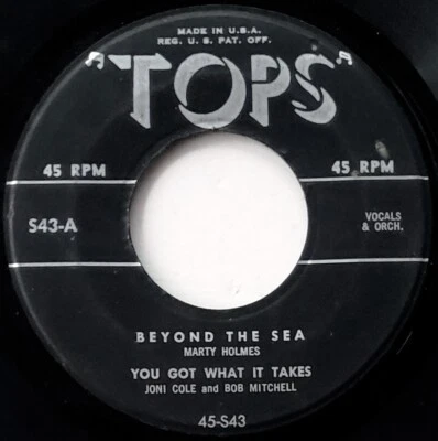 Tops Label 50's Rock Pop 45 EP Sampler Marty Holmes / Joni Cole / Bobbi Robbins Foto 1 de 2