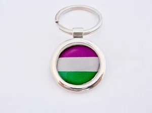 SUFRAGISTA BANDERA SUFRAGISTA IGUALDAD DE DERECHOS MUJERES FEMINISMO LLAVERO CADENA - Imagen 1 de 14