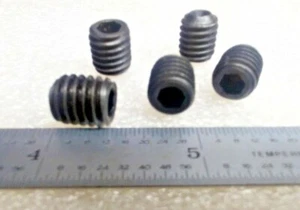 JUEGO TORNILLO 3/8-16 X 7/16" PUNTA COPA ÓXIDO NEGRO ALEACIÓN ACERO - 10 piezas - Imagen 1 de 1