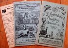 Agriculture/Horticulture 1920s THREE French Advertising Booklets